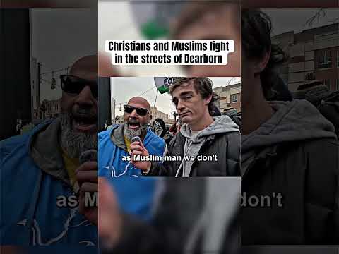 Christians And Muslims Fight In Dearborn