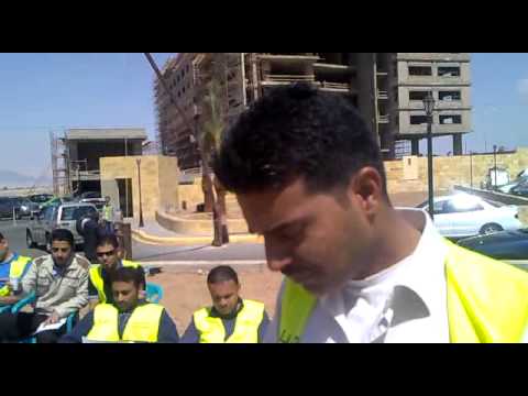 استراحة اعتصام موظفي شركة نافذ الشاعر سلطان الركيبات