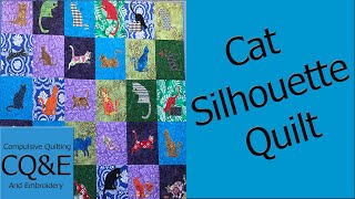 Cat Silhouette Quilt screenshot 2