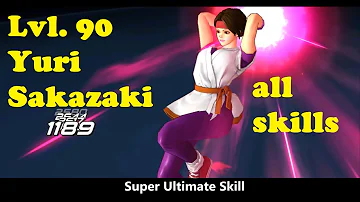 Yuri Sakazaki (Red) all skills | KOF mobile