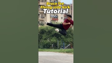 Bruce lee Flying sidekick🔥tutorial