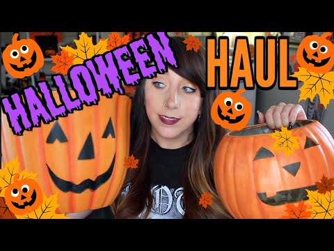 I BOUGHT MORE HALLOWEEN STUFF!!  NEW HALLOWEEN HAUL!!