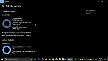 Windows 10 Fall creators update feature highlight Windows update Activity Monitor