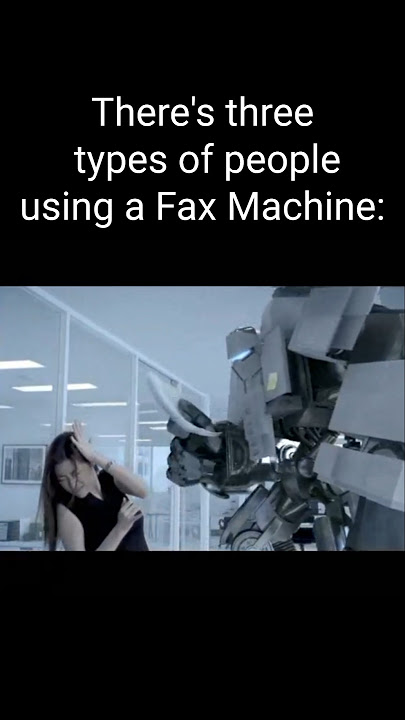 Three people dealing with their Fax Machine Transformer! #shorts #transformers #music #phonk #memes