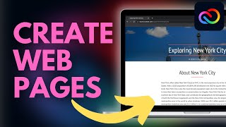 How to create STUNNING web pages in minutes  Adobe Express Tutorial