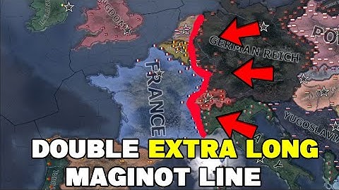 DOUBLE EXTRA LONG MAGINOT LINE I Hoi4 Timelapse