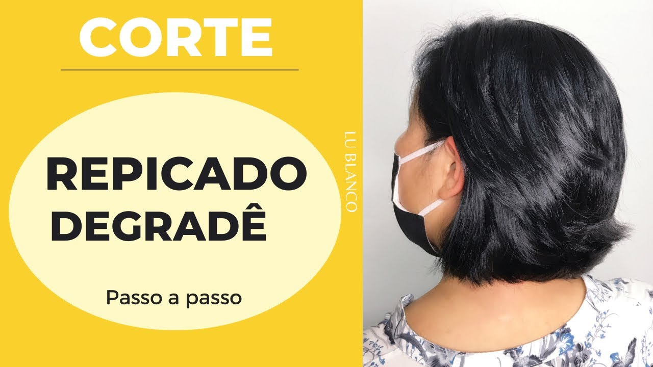 Como Fazer corte Repicado Degradê - YouTube
