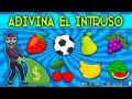 ADIVINA El INTRUSO 🔷 Encuentra El IMPOSTOR 🔸 JUEGOS Visuales NIVEL FÁCIL 🚨 PASATIEMPOS DIDÁCTICOS