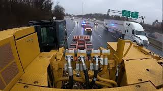 Transporting a brand new Cat 374 off the docks in Baltimore by Lucky Banana Heavy Haul 102,654 views 4 months ago 37 minutes