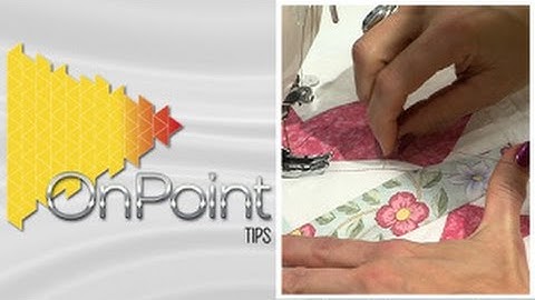 Machine Quilting Starts and Stops (Ep. 207)