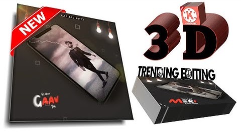 How To Make 3D Instagram Pic Box trending Editing In KineMaster || 3D editing || best editing