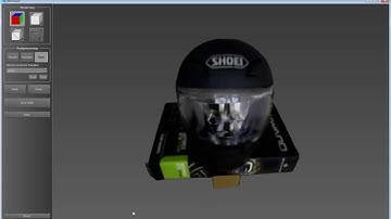 RecFusion - Reconstructing a motorcycle helmet with Kinect