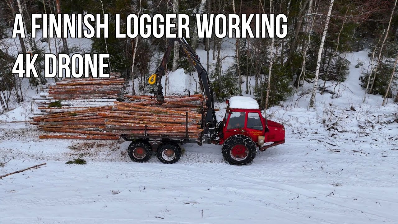 Lokomo 909 Finnish Logger | 4K Drone Video
