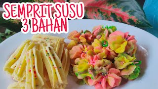 SEMPRIT SUSU 3 BAHAN | IDE KUE KERING LEBARAN 2021 | Gak pake lama, murah meriah