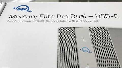 OWC Mercury Elite Pro Duo USB-C 2TB SSD Review & Unboxing 9-30-20