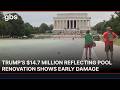 Visitors React to Peeling Paint in Trump Renovated Reflecting Pool | AC13