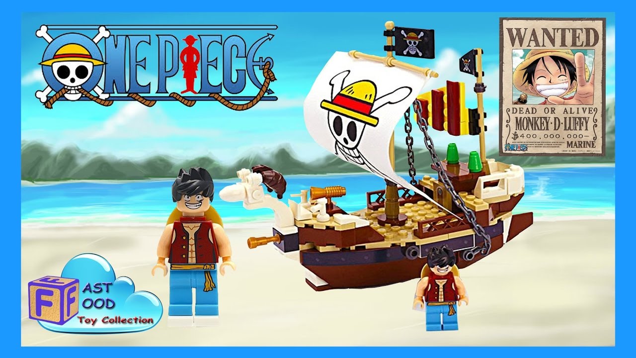 LEGO One Piece Luffy's Going Merry Pirate Ship Speed Build