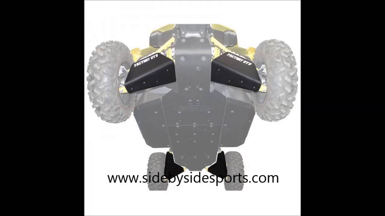 Factory UTV Yamaha YXZ1000R UHMW A Arm Guards YouTube