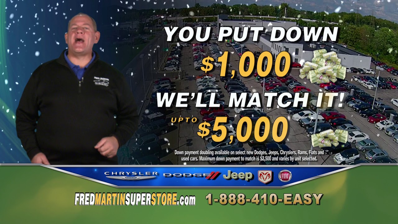 Fred Martin Superstore Double Your Down Payment Sale 1a Used Car