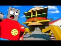 A Lego Burger Monster Ate My Friends! - Brick Rigs Multiplayer Survival