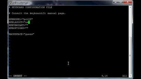 Raspberry Pi - Change keyboard layout to US from default British layout