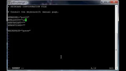 Raspberry Pi - Change keyboard layout to US from default British layout