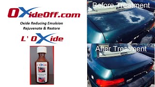 Treating Oxidized 1995 Subaru Impreza with OxideOff emulsion