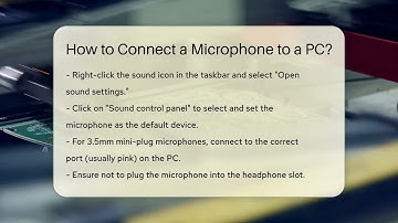 How to Connect a Microphone to a PC? - LearnToDIY360.com