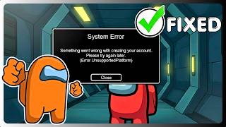 Fix Among Us Account Creation Errors: Can't Sign In or Create Account (2026 Guide)