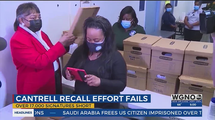 Cantrell recall efforts failed