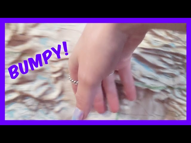 Textured relief map - looped for my map lovers! 🗺 LOFI ASMR