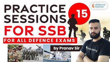 11:30 AM - SSB Interview Preparation | Practice Sessions with Pranav Dutta (Day-15)