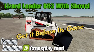 Lizard Loader 863 With Shovel / FS25 crossplay mod