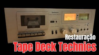 Restaurando um Tape Deck Technics RS-614 - Parte 1