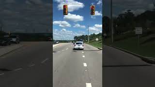 University of Florida baseball team getting a police escort from  hotel to SEC tournament game