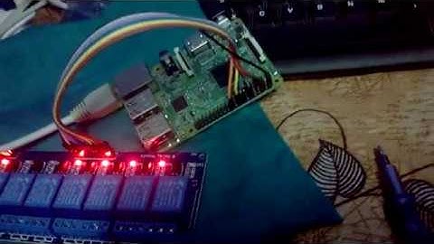 raspberry pi controll relay-home automation