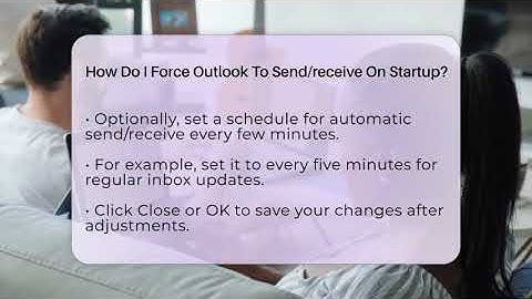 How Do I Force Outlook To Send/receive On Startup? - TheEmailToolbox.com