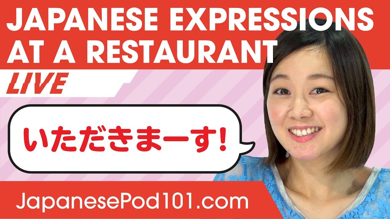 Japanese Expressions Used At A Restaurant - Basic Japanese Phrases