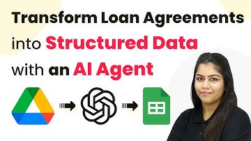 How to Transform Loan Agreements into Structured Data with an AI Agent