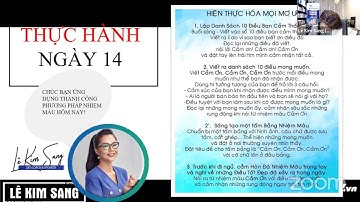 Ngay 14 Hiện thực hóa ước mơ