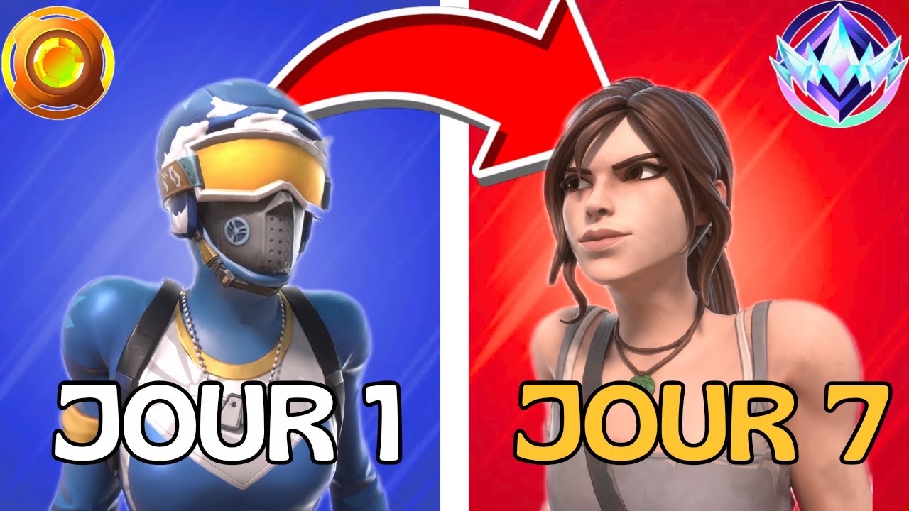 7 JOURS Pour Devenir Joueur PRO SUR Fornite