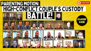 Parenting Time Motion: High-Conflict Couple’s Custody BATTLE! (Classic Case!)