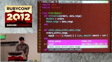 Ruby Conf 12 - Refactoring from Good to Great by Ben Orenstein