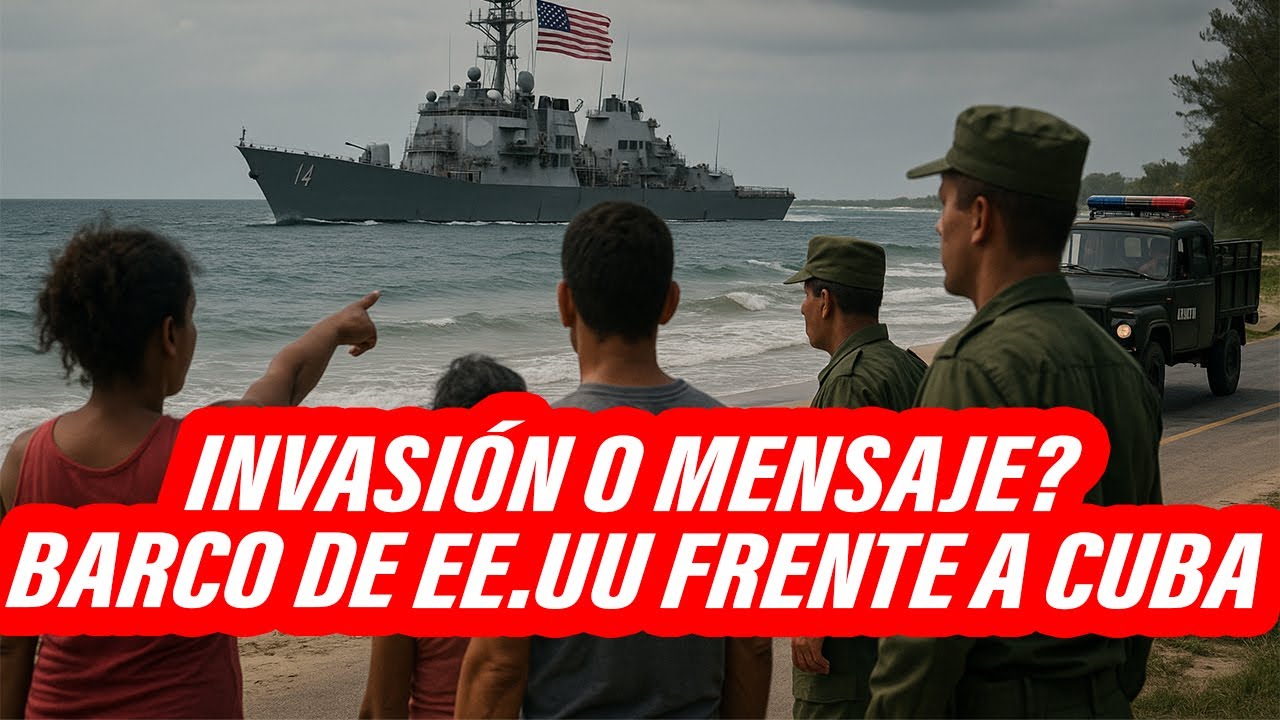 Urgente🚨BARCO de EE.UU aparece en las COSTAS de CUBA activando OPERATIVO en la MARINA CUBANA❕