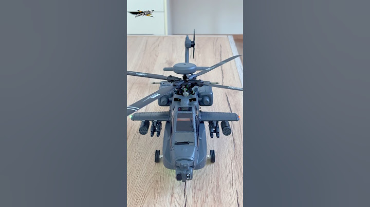 Apache GPS Helicopter | YU XIANG F11-S AH64 | Razordon
