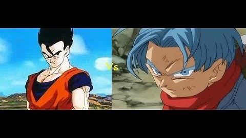 Gohan Vs Future Trunks All Forms/ With Power Levels