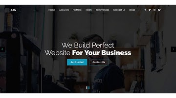 Lean - One Page Portfolio WordPress Theme | Themeforest Website Templates and Themes