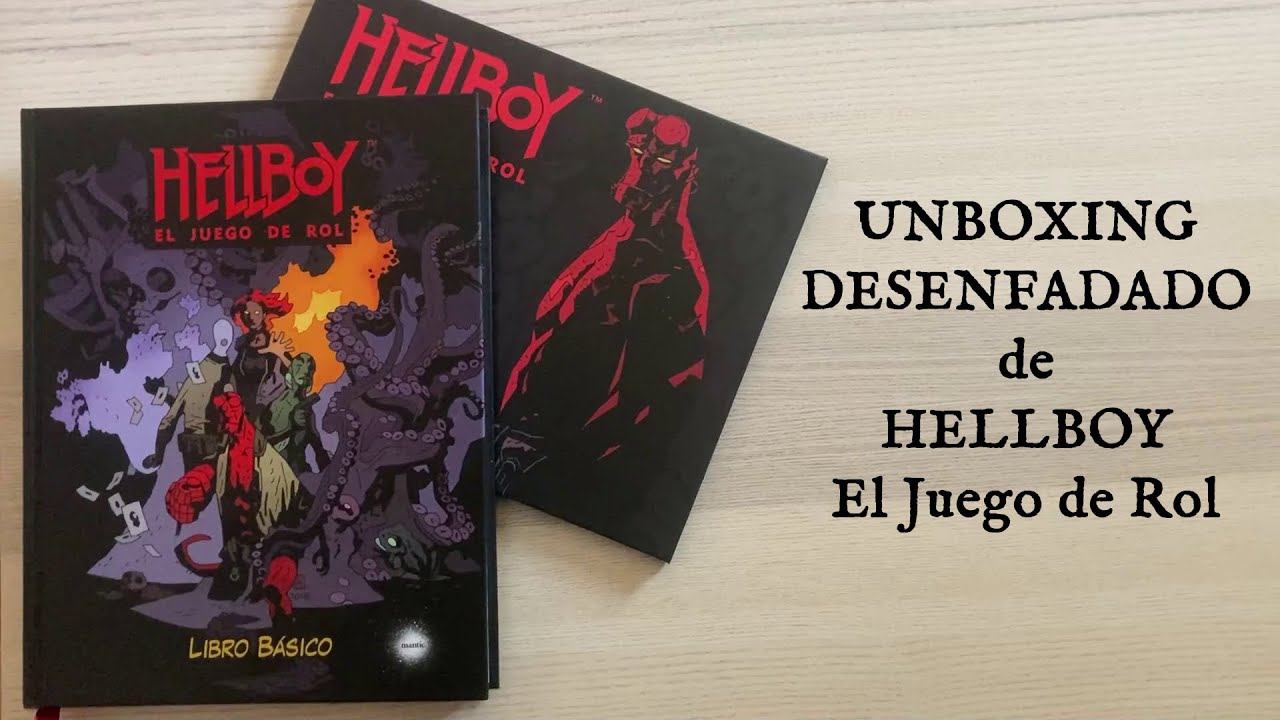 Unboxing de Hellboy: El juego de rol (y su pantalla de master) - YouTube