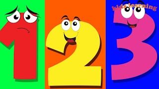 kids learning Numbers Song - NEW Short Version - Number Rhymes For Children
