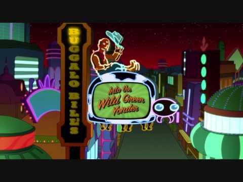 Seth MacFarlane singing opening for Futurama: Into the Wild Green Yonder